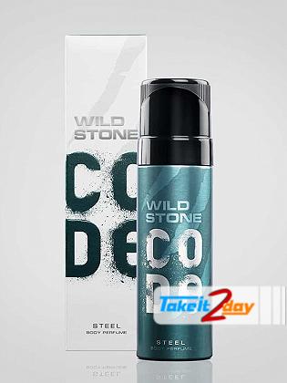 Wild Stone Code Steel Perfumed Body Spray For Men 120 ML